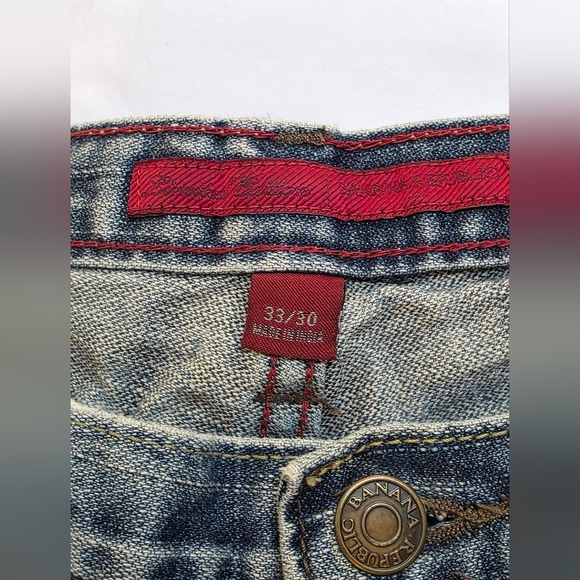 Banana Republic Mens Jeans 100% cotton 33/30 Good Condition - Picture 5 of 8